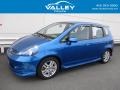 Vivid Blue Pearl 2007 Honda Fit Sport