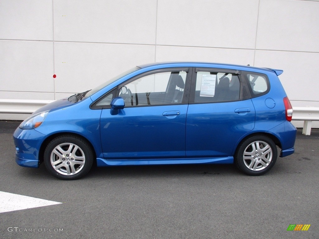 2007 Fit Sport - Vivid Blue Pearl / Black photo #2