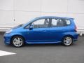 2007 Vivid Blue Pearl Honda Fit Sport  photo #2