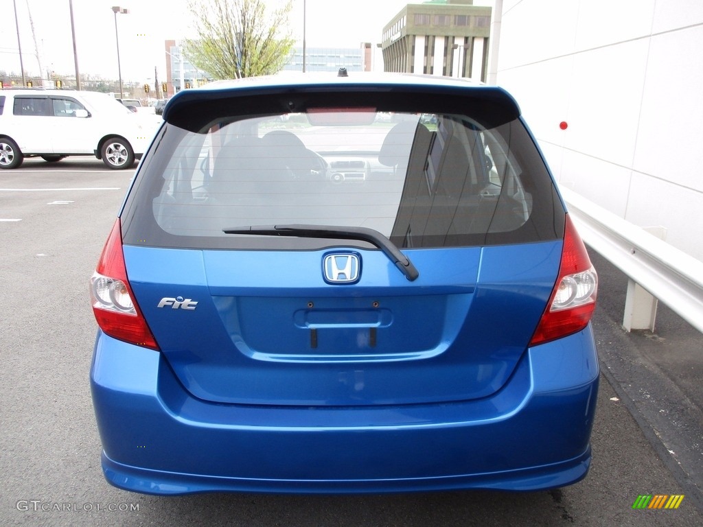 2007 Fit Sport - Vivid Blue Pearl / Black photo #5
