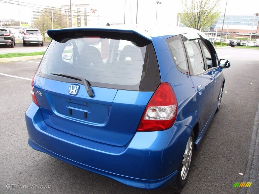 2007 Fit Sport - Vivid Blue Pearl / Black photo #6
