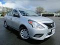 2015 Brilliant Silver Nissan Versa 1.6 S Sedan  photo #1