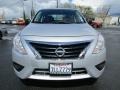 2015 Brilliant Silver Nissan Versa 1.6 S Sedan  photo #2