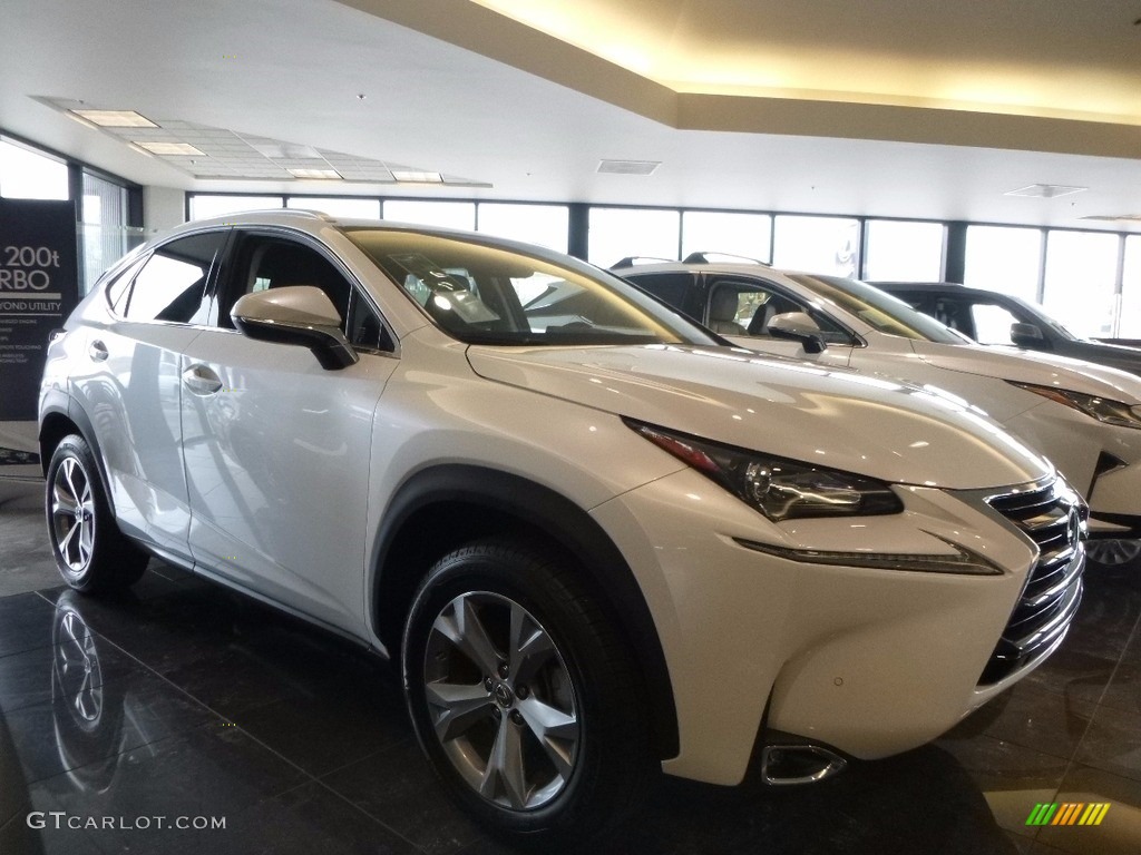 2017 NX 200t AWD - Eminent White Pearl / Black photo #1