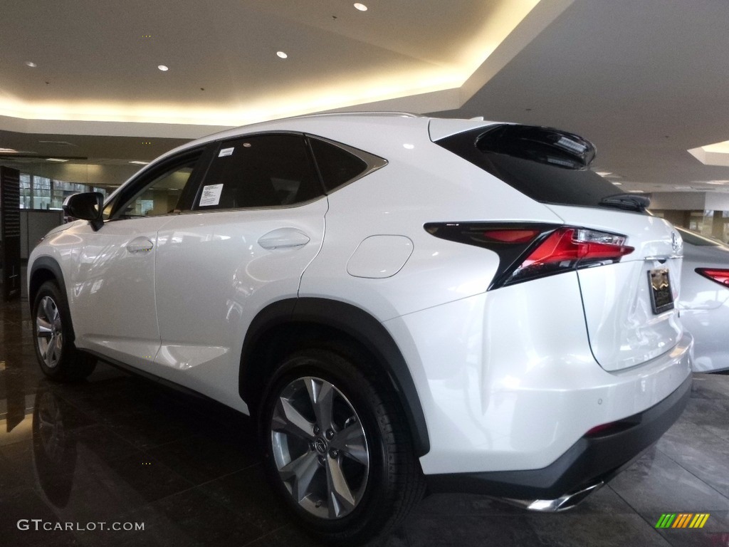 2017 NX 200t AWD - Eminent White Pearl / Black photo #3