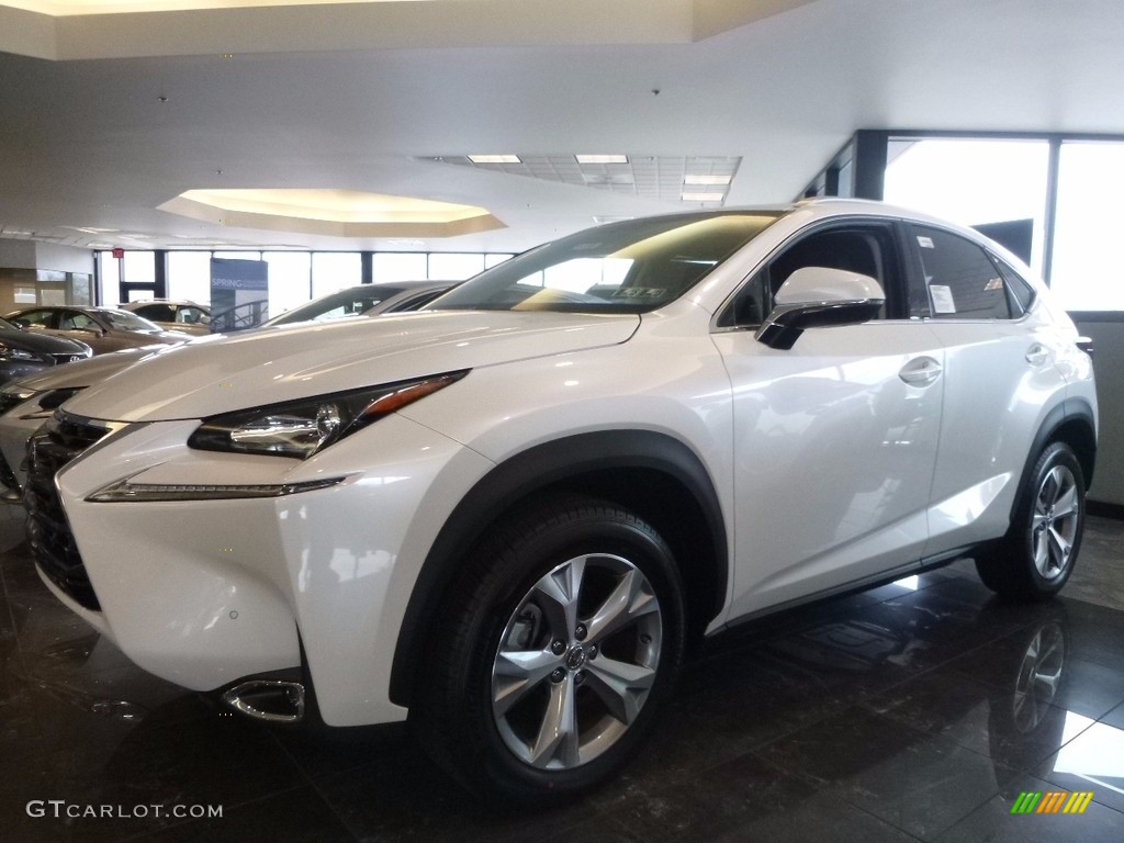 2017 NX 200t AWD - Eminent White Pearl / Black photo #4