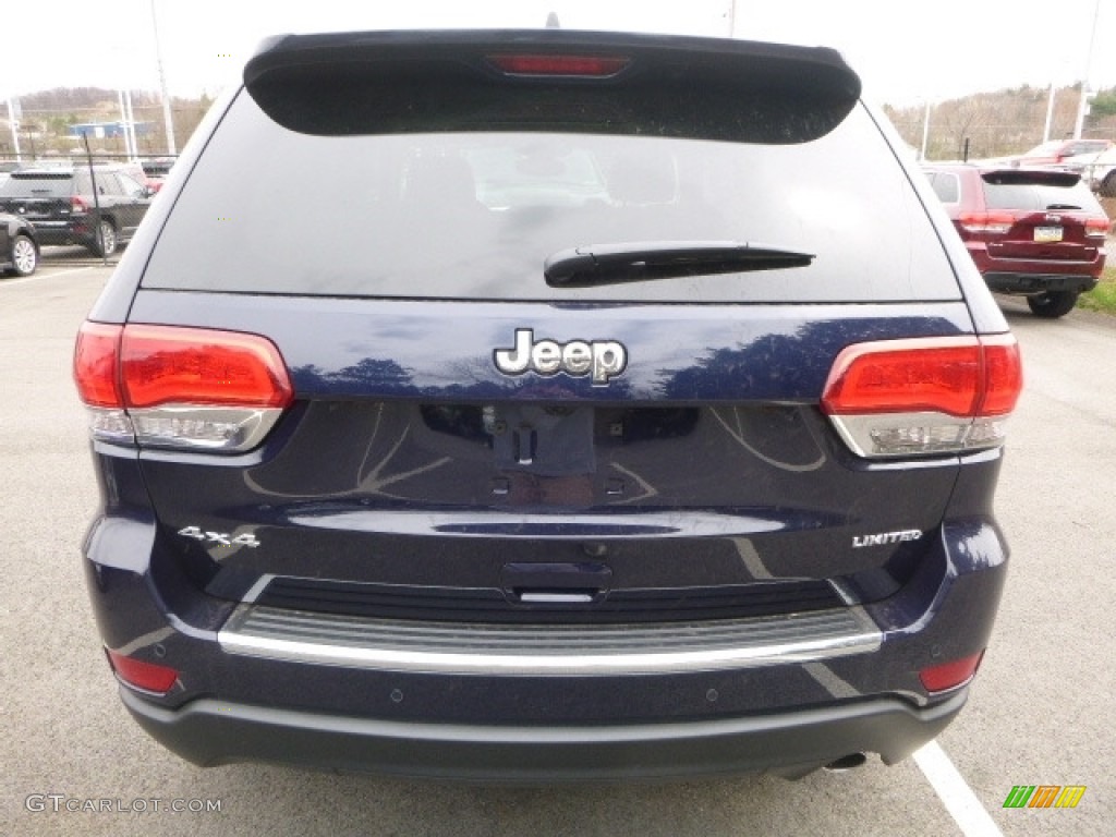 2017 Grand Cherokee Limited 4x4 - True Blue Pearl / Black/Light Frost Beige photo #4