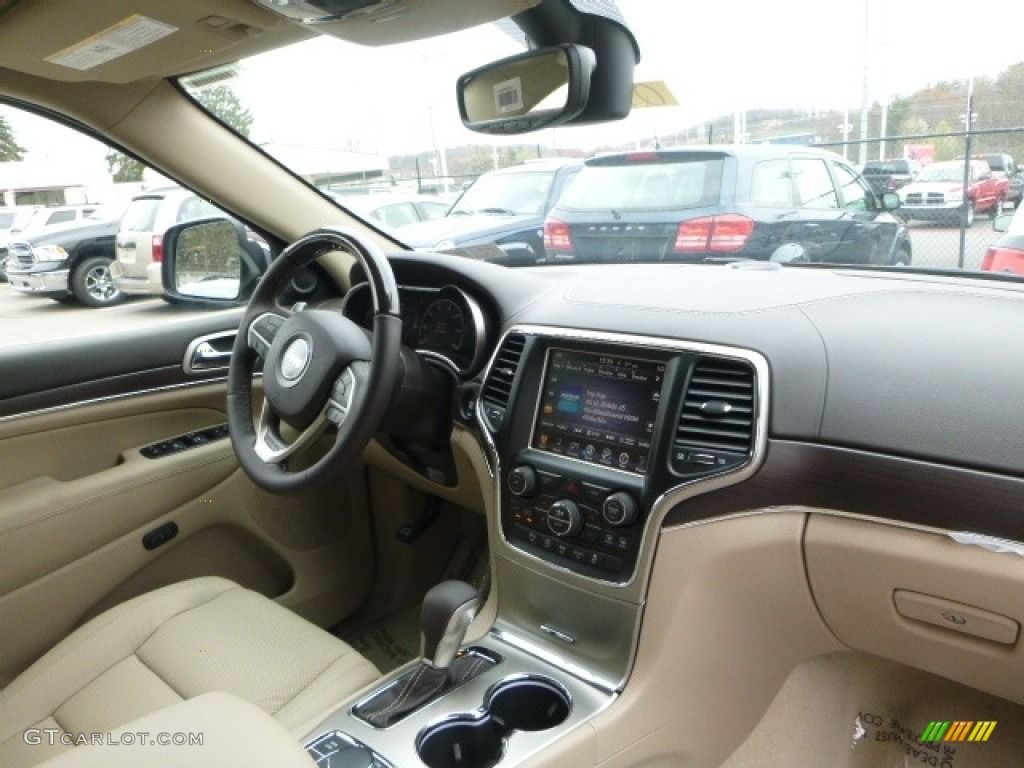 2017 Grand Cherokee Overland 4x4 - Velvet Red Pearl / Brown/Light Frost Beige photo #9