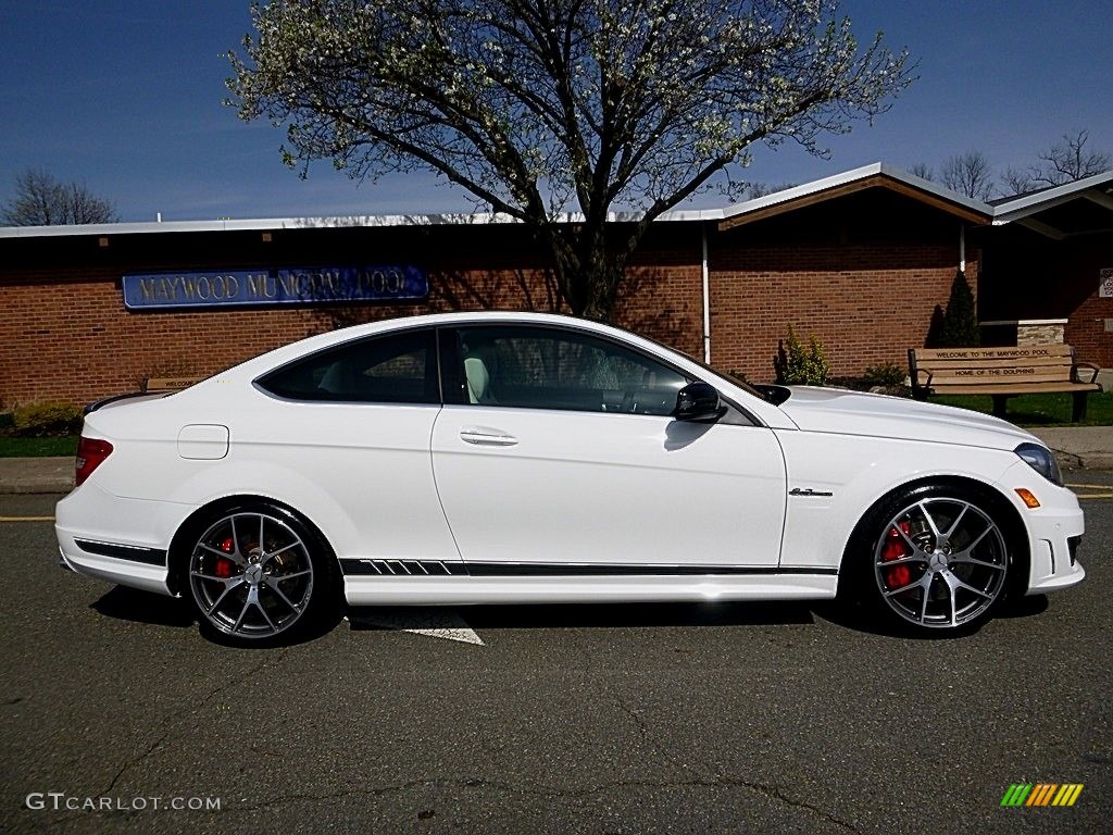 Polar White 2015 Mercedes-Benz C 63 AMG Coupe Exterior Photo #119866237