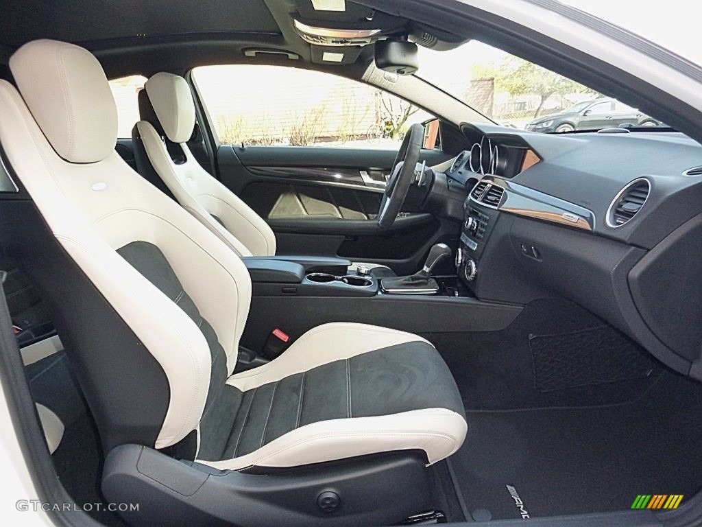 designo Porcelain/Black Interior 2015 Mercedes-Benz C 63 AMG Coupe Photo #119866462