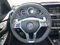 2015 Mercedes-Benz C designo Porcelain/Black Interior Steering Wheel Photo