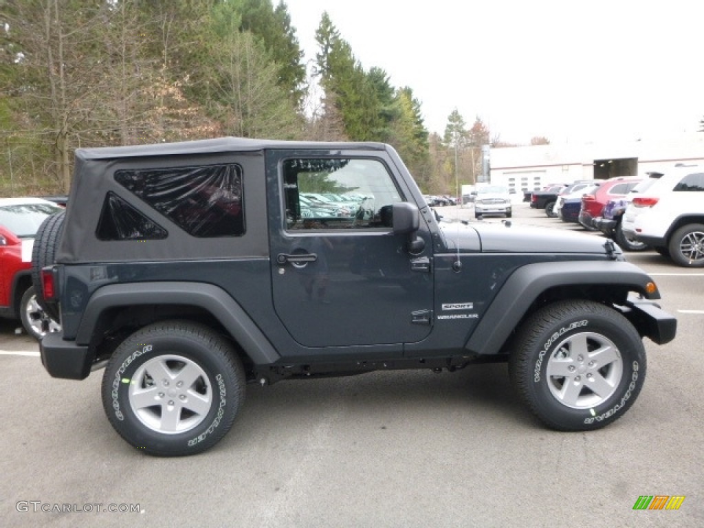 2017 Wrangler Sport 4x4 - Rhino / Black photo #7