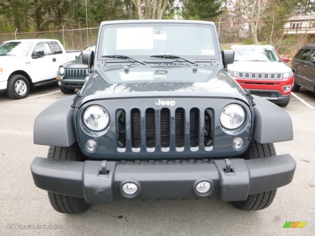 2017 Wrangler Sport 4x4 - Rhino / Black photo #12