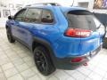 2017 Hydro Blue Pearl Jeep Cherokee Trailhawk 4x4  photo #3