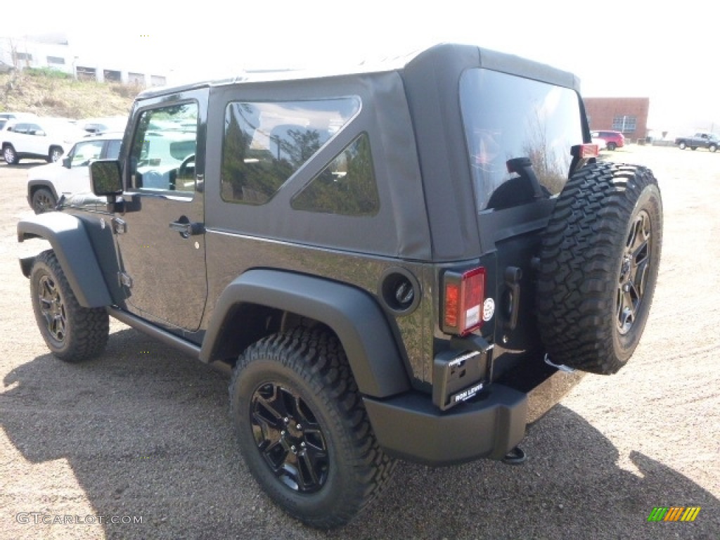 2017 Wrangler Sport 4x4 - Rhino / Black photo #4