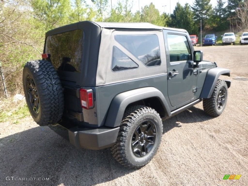 2017 Wrangler Sport 4x4 - Rhino / Black photo #6