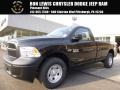 2017 Brilliant Black Crystal Pearl Ram 1500 Tradesman Regular Cab 4x4  photo #1