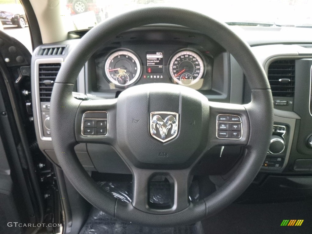 2017 1500 Tradesman Regular Cab 4x4 - Brilliant Black Crystal Pearl / Black/Diesel Gray photo #15