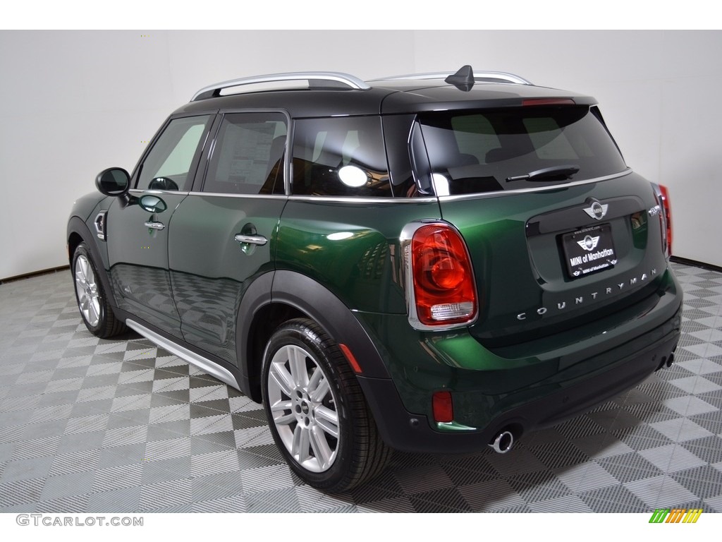 2017 Countryman Cooper S ALL4 - British Racing Green II Metallic / Chesterfield/British Oak photo #4