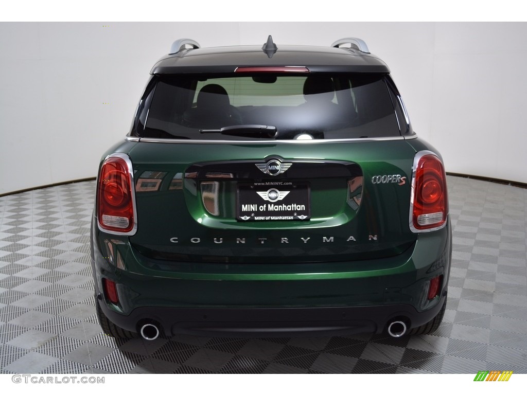 2017 Countryman Cooper S ALL4 - British Racing Green II Metallic / Chesterfield/British Oak photo #5