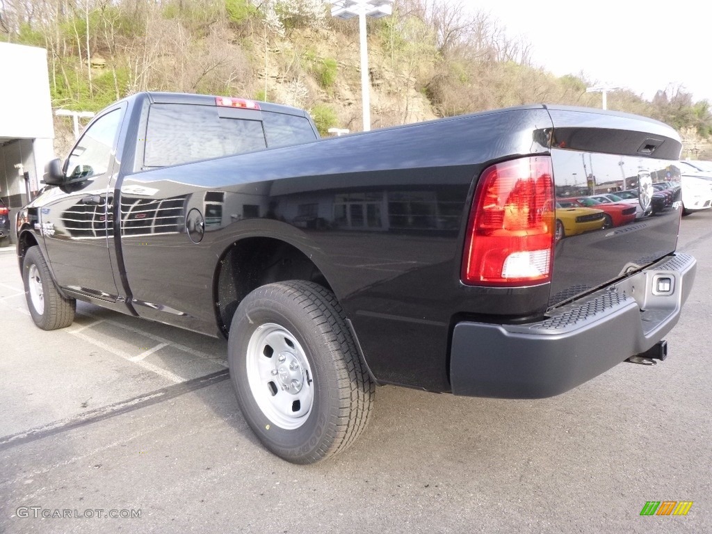 2017 1500 Tradesman Regular Cab 4x4 - Brilliant Black Crystal Pearl / Black/Diesel Gray photo #19