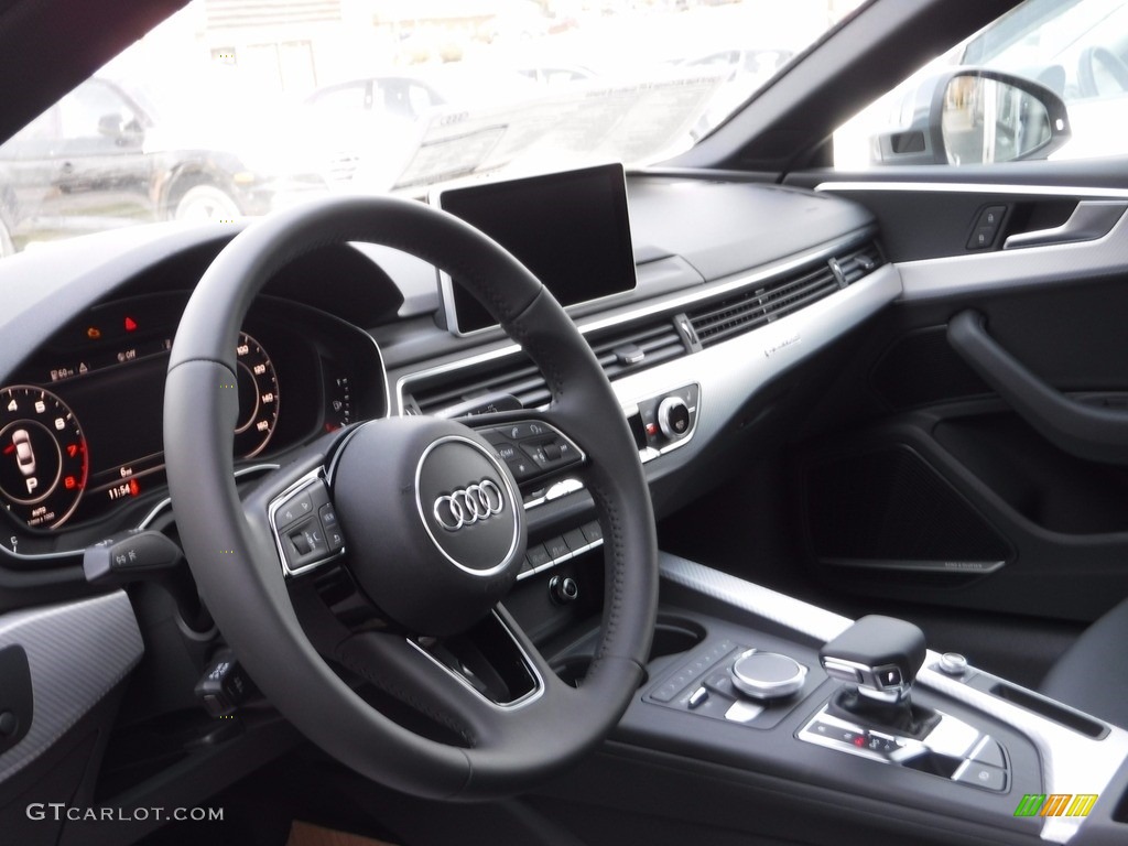2018 Audi A5 Premium Plus quattro Coupe Black Dashboard Photo #119872493