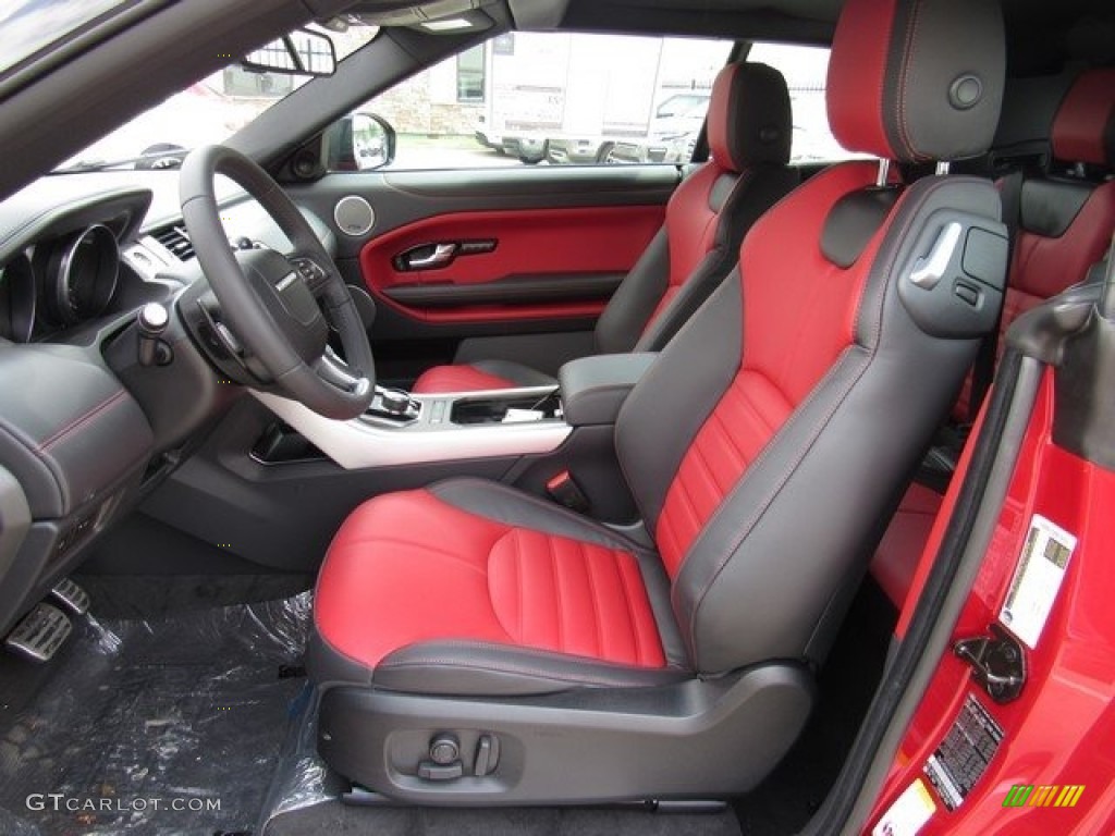 Ebony/Pimento Interior 2017 Land Rover Range Rover Evoque HSE Dynamic Photo #119872787