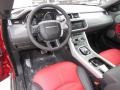 Ebony/Pimento Front Seat Photo for 2017 Land Rover Range Rover Evoque #119872808