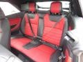 2017 Land Rover Range Rover Evoque Ebony/Pimento Interior Rear Seat Photo