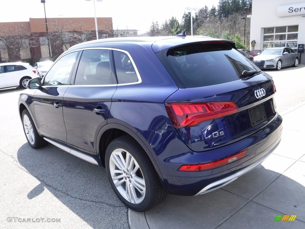 2018 Q5 2.0 TFSI Premium Plus quattro - Navarra Blue Metallic / Atlas Beige photo #14