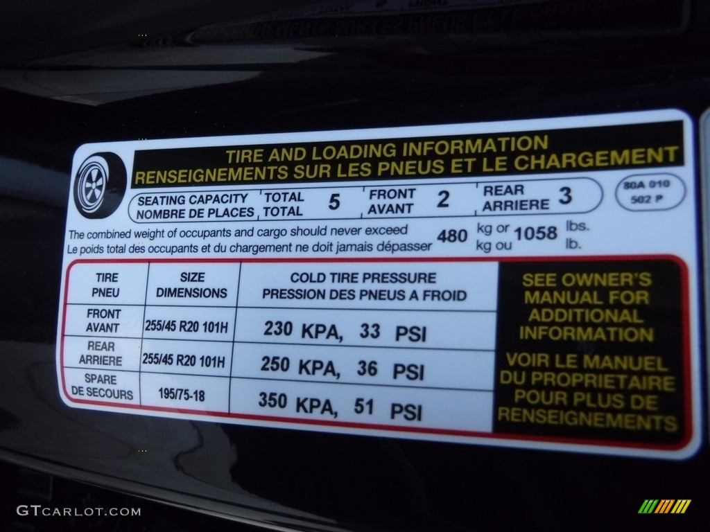 2018 Audi Q5 2.0 TFSI Premium Plus quattro Info Tag Photo #119873894