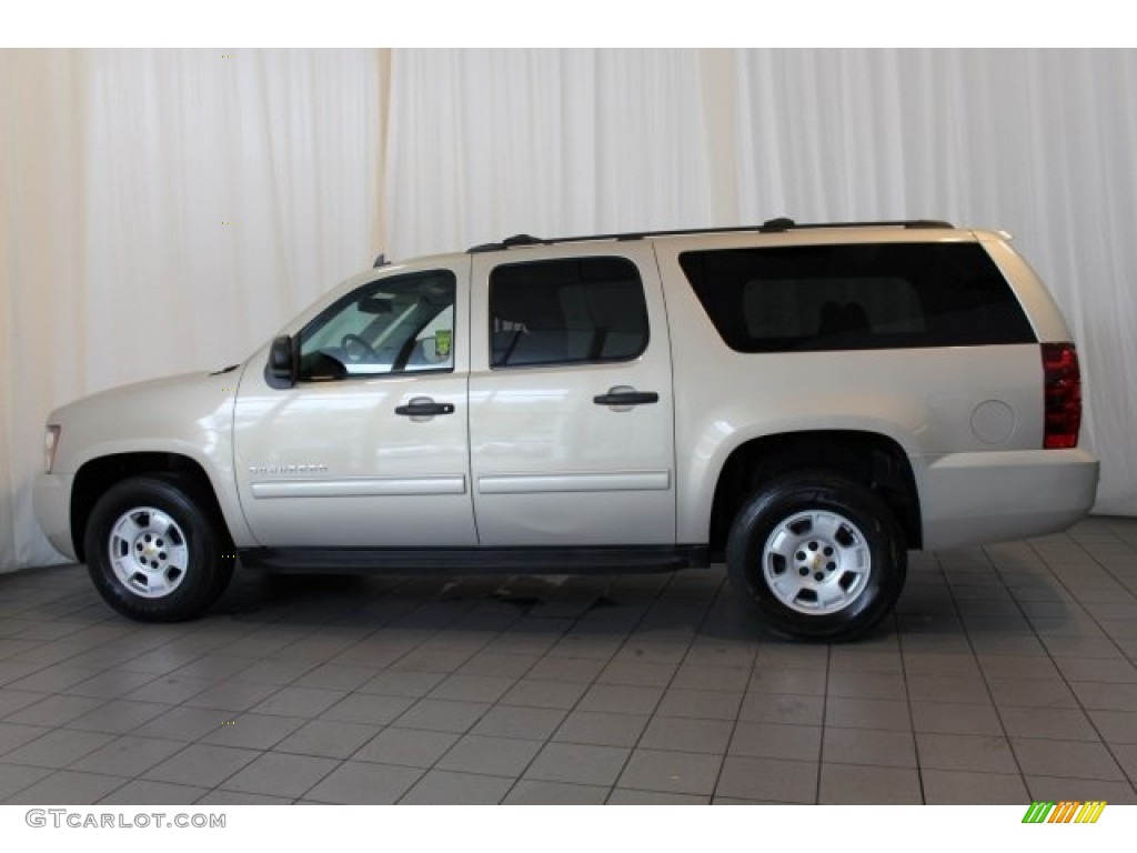 2010 Suburban LS 4x4 - Sheer Silver Metallic / Ebony photo #4