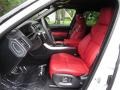 Ebony/Pimento 2017 Land Rover Range Rover Sport Supercharged Interior Color