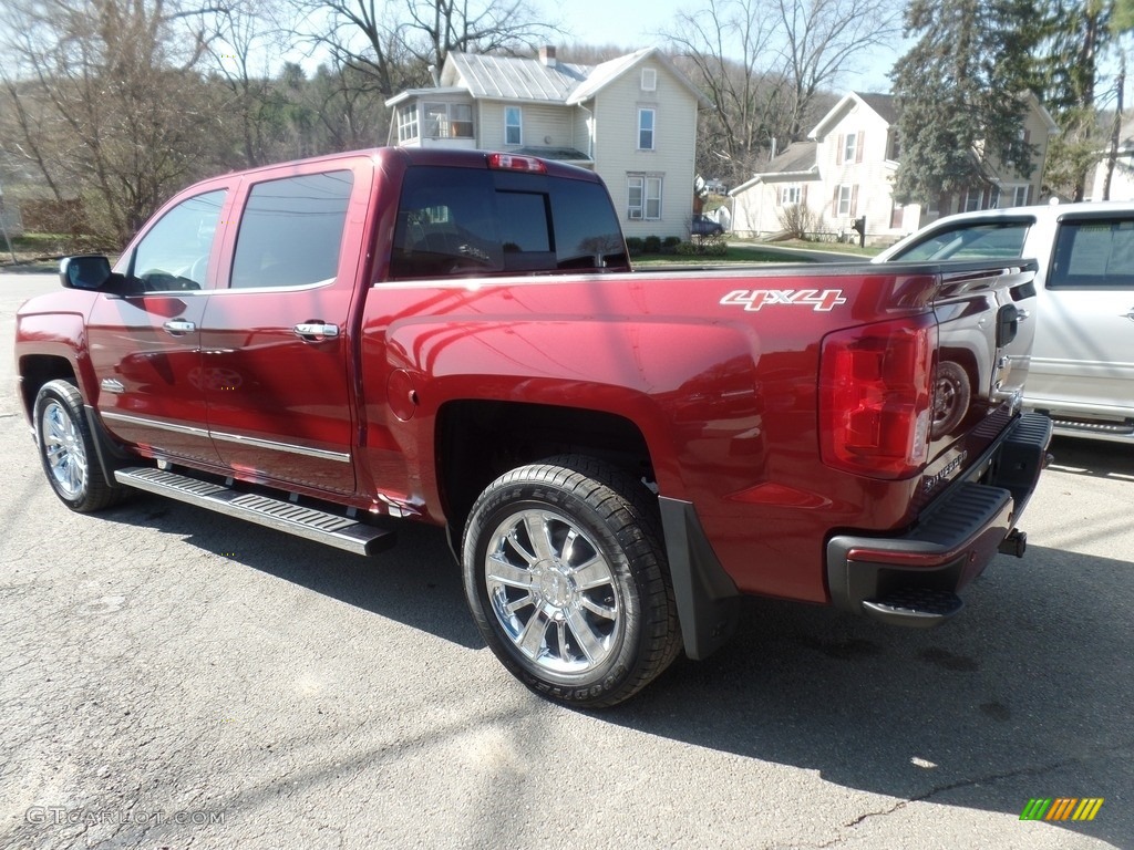 2017 Silverado 1500 High Country Crew Cab 4x4 - Siren Red Tintcoat / High Country Saddle photo #5