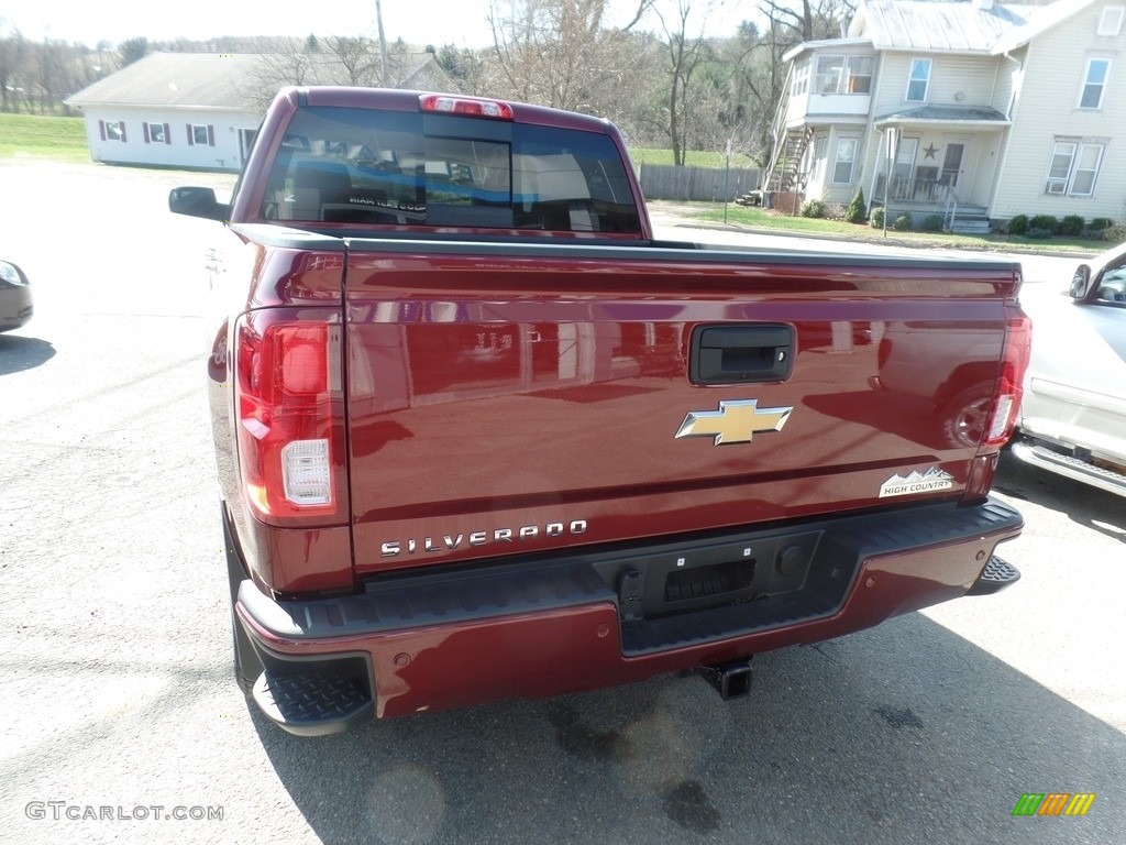 2017 Silverado 1500 High Country Crew Cab 4x4 - Siren Red Tintcoat / High Country Saddle photo #6