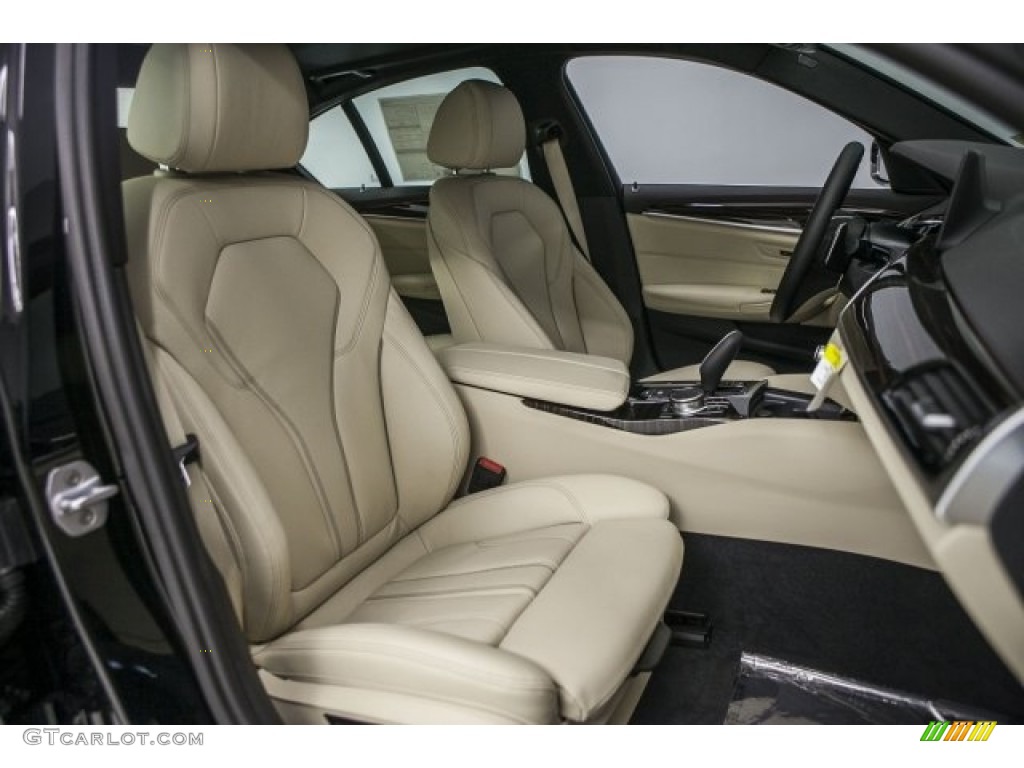 2017 5 Series 530i Sedan - Jet Black / Canberra Beige photo #2