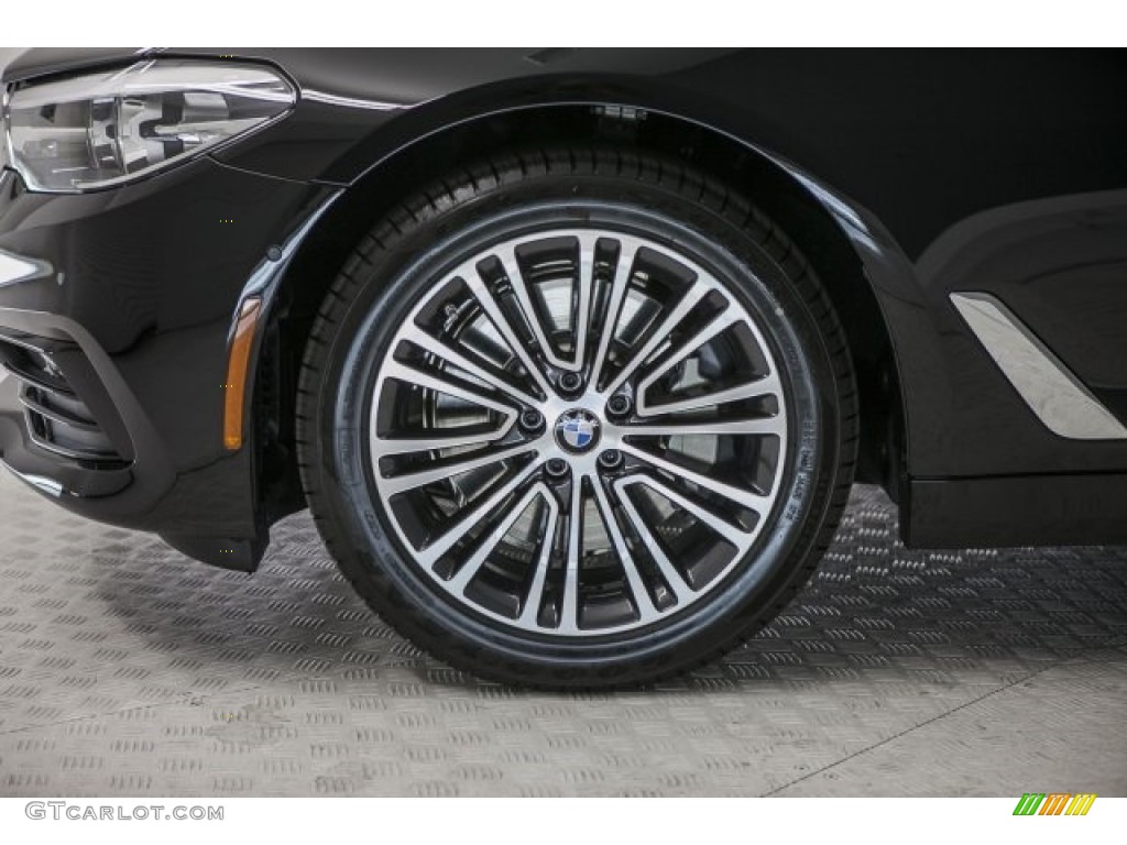 2017 5 Series 530i Sedan - Jet Black / Canberra Beige photo #9