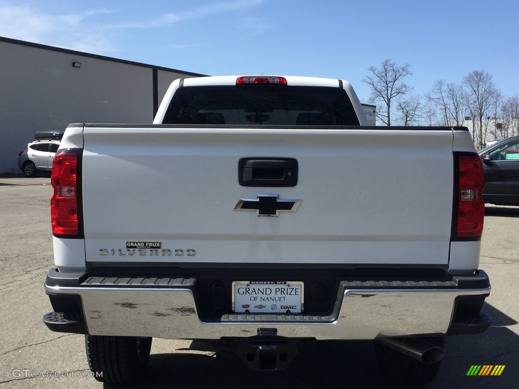 2017 Silverado 2500HD Work Truck Double Cab 4x4 - Summit White / Dark Ash/Jet Black photo #5