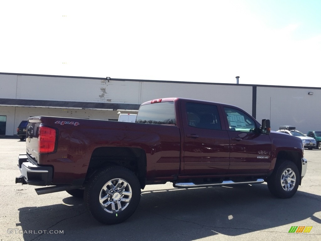 2017 Silverado 2500HD LT Crew Cab 4x4 - Butte Red Metallic / Jet Black photo #4