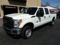 Oxford White - F250 Super Duty XL Crew Cab 4x4 Photo No. 2