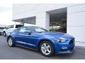2017 Lightning Blue Ford Mustang V6 Coupe  photo #1