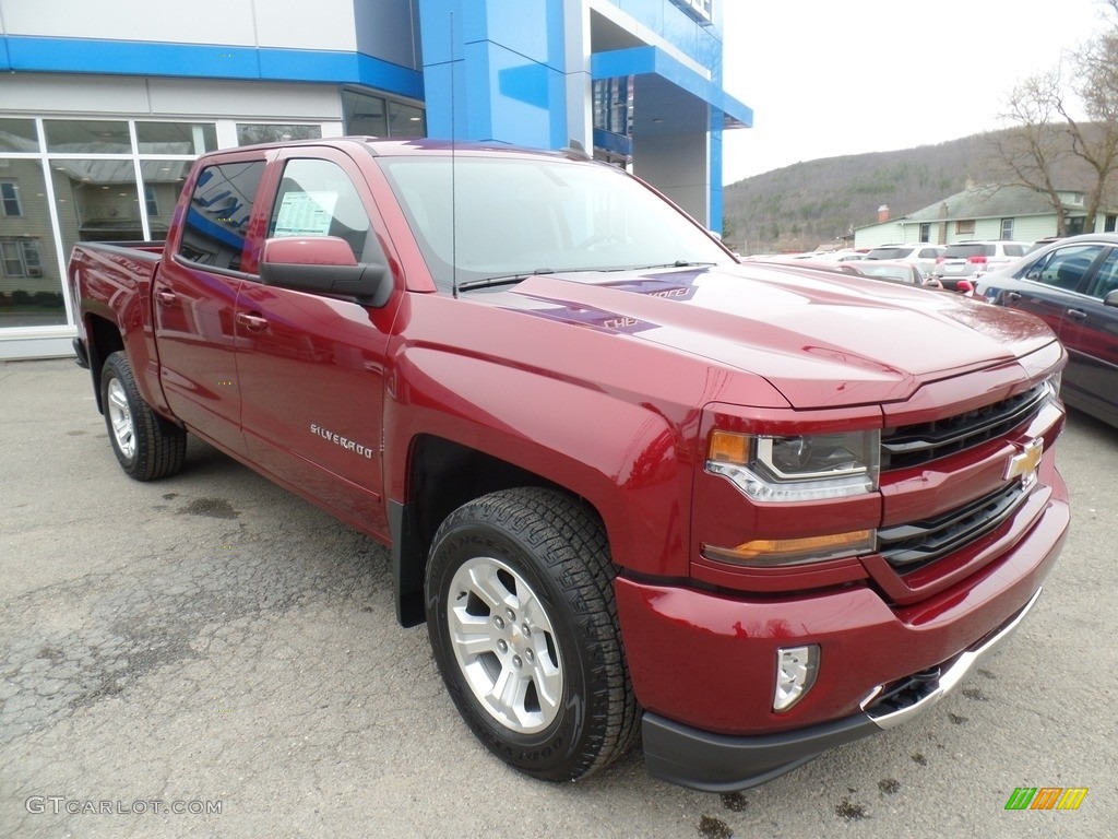 2017 Silverado 1500 LT Crew Cab 4x4 - Siren Red Tintcoat / Jet Black photo #3