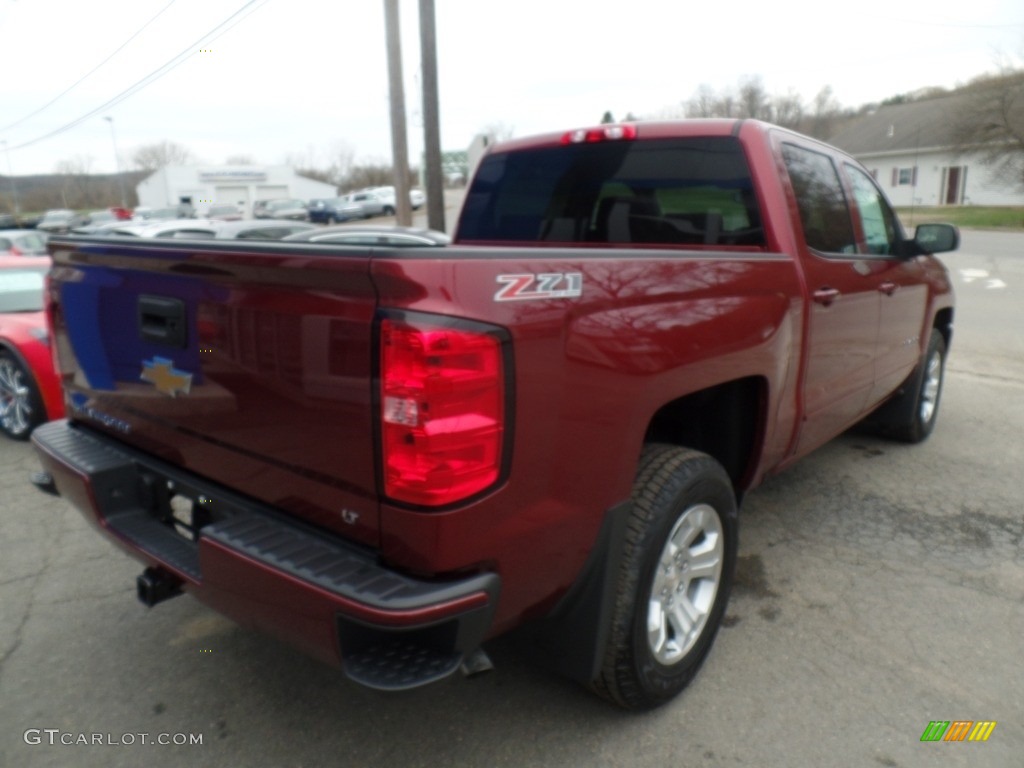 2017 Silverado 1500 LT Crew Cab 4x4 - Siren Red Tintcoat / Jet Black photo #5