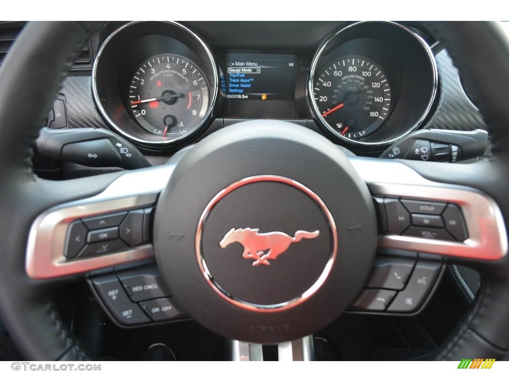 2017 Mustang V6 Coupe - Lightning Blue / Ebony photo #15