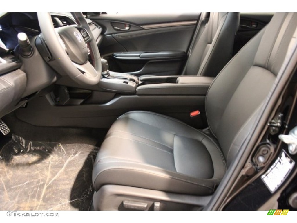 2017 Civic Sport Touring Hatchback - Crystal Black Pearl / Black photo #10