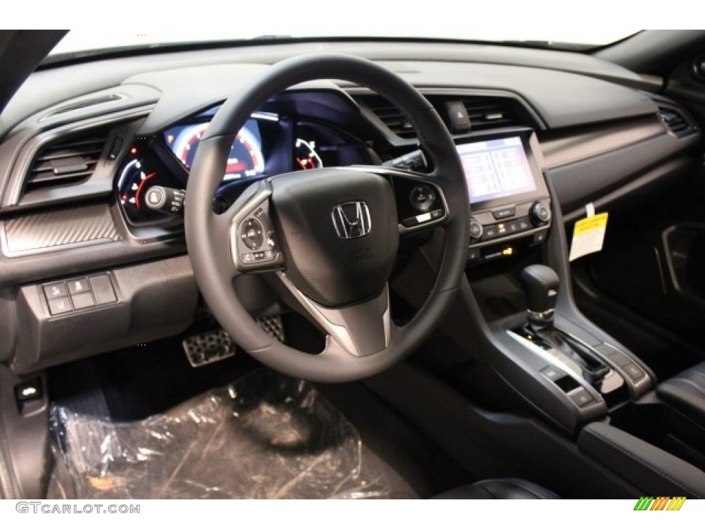 2017 Civic Sport Touring Hatchback - Crystal Black Pearl / Black photo #12
