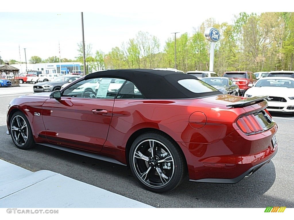 2017 Mustang GT California Speical Convertible - Ruby Red / Ebony photo #21