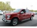 2017 Ruby Red Ford F150 Lariat SuperCrew 4X4  photo #3