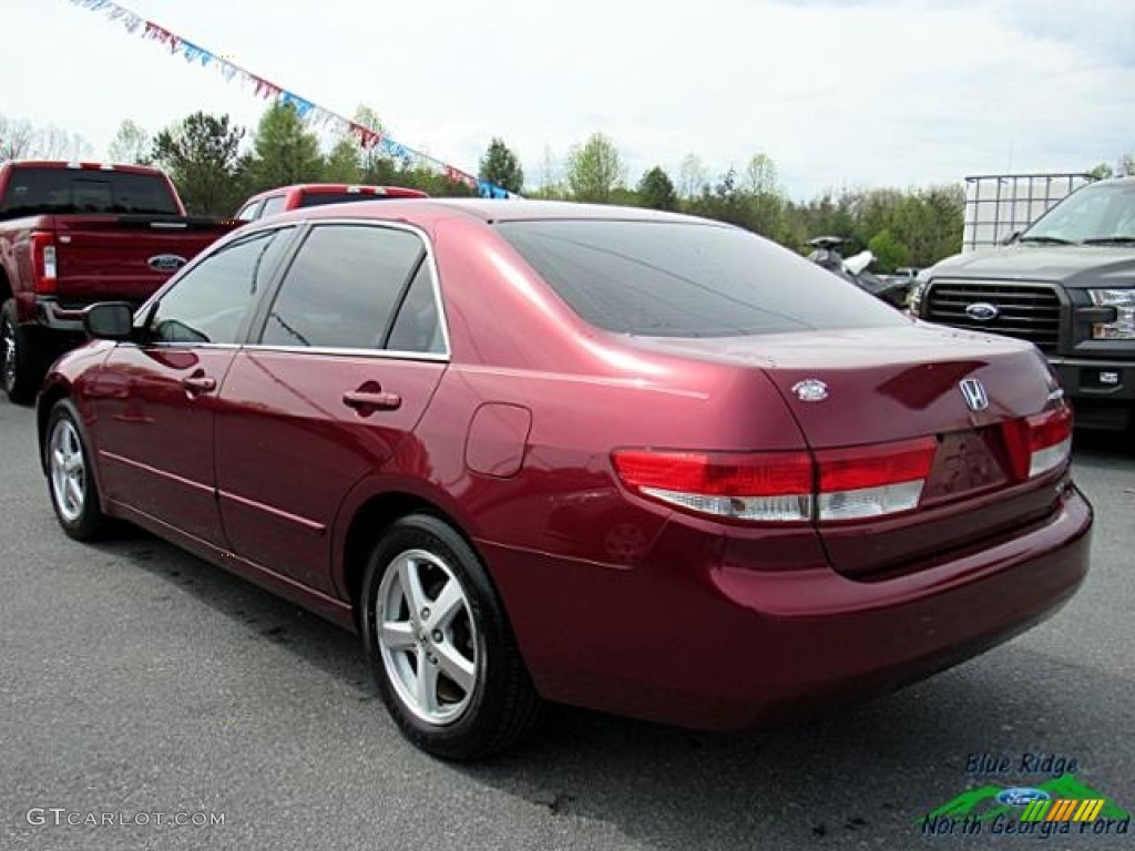 2003 Accord EX Sedan - Redondo Red Pearl / Gray photo #3