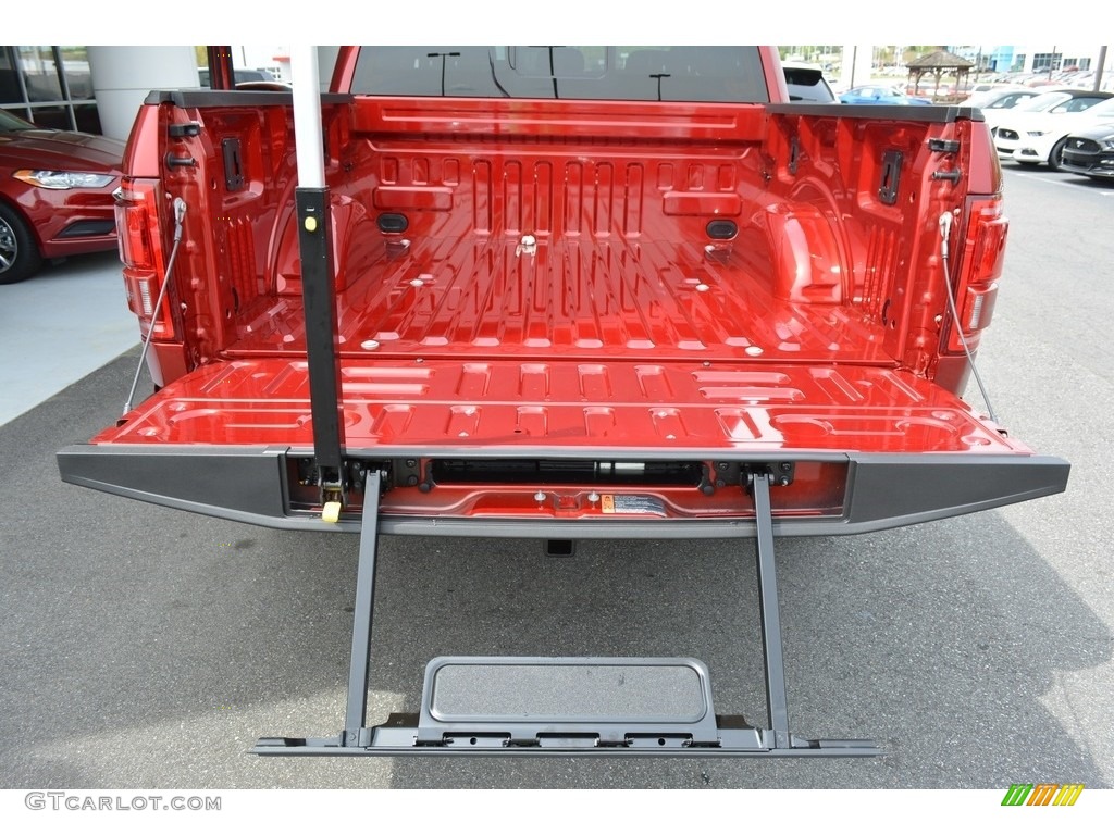 2017 F150 Lariat SuperCrew 4X4 - Ruby Red / Black photo #6